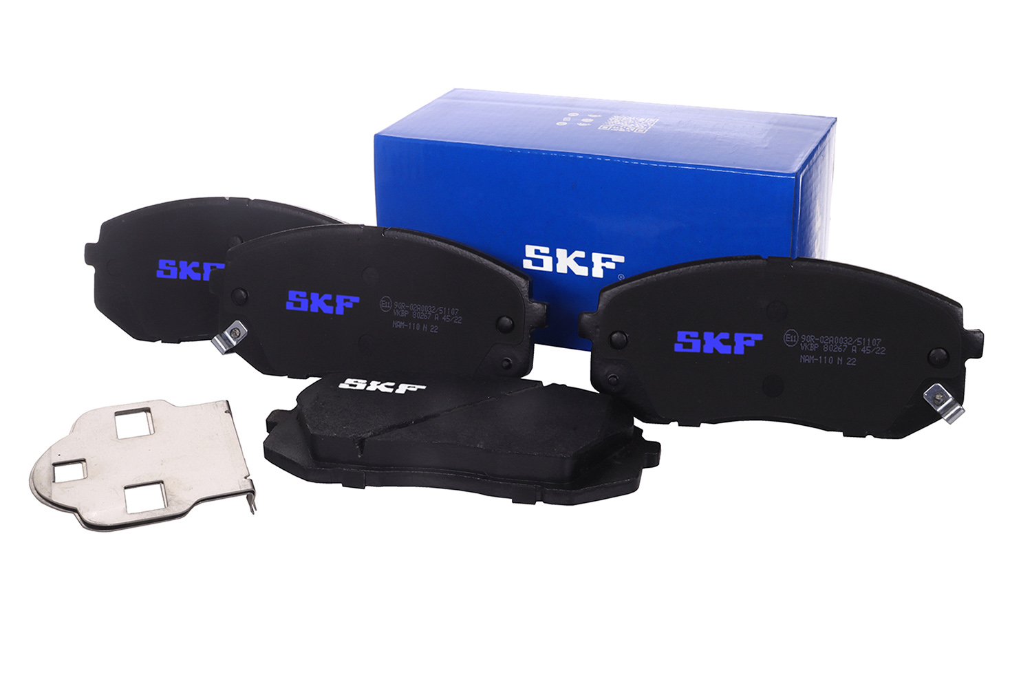 stabdžių trinkelių rinkinys, diskinis stabdys - VKBP 80267 A SKF